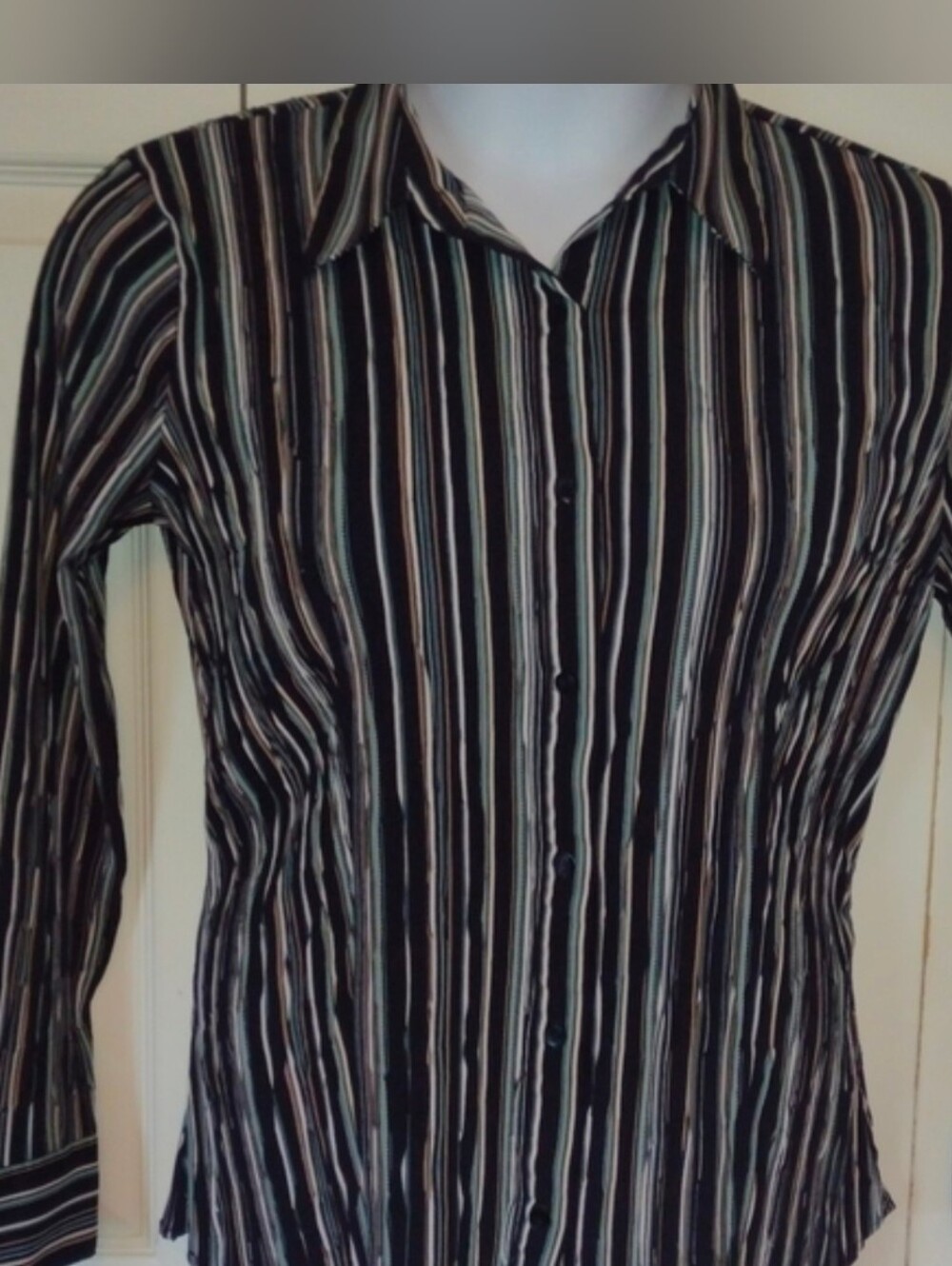 East 5th Women's Button Down Blouse Large